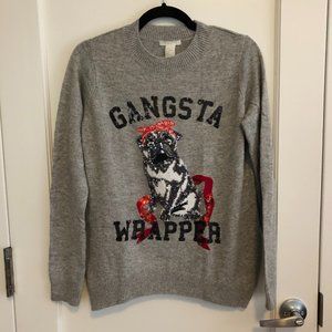 H&M Holiday Pug Sweater